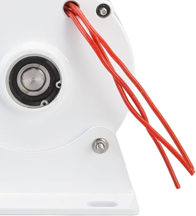 Three Phase Alternator DIY 6000W 12V 24V 48V Gearless Permanent Magnet Low Speed 750 RPM Aluminum Alloy H Class Insulation Energy Saving AC Alternator for Vertical Horizontal Wind Turbine(12V)