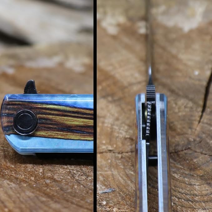 WHISKEY BENT HAT CO. Swift Assist Pocket Knife 7.45 Overall Length 440C Steel Blade (Spring Branch)