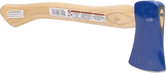 VAUGHAN Sportsman Camp Axe Made in The USA Fits in Tackle Box 10 Inch Hickory Handle VN33301
