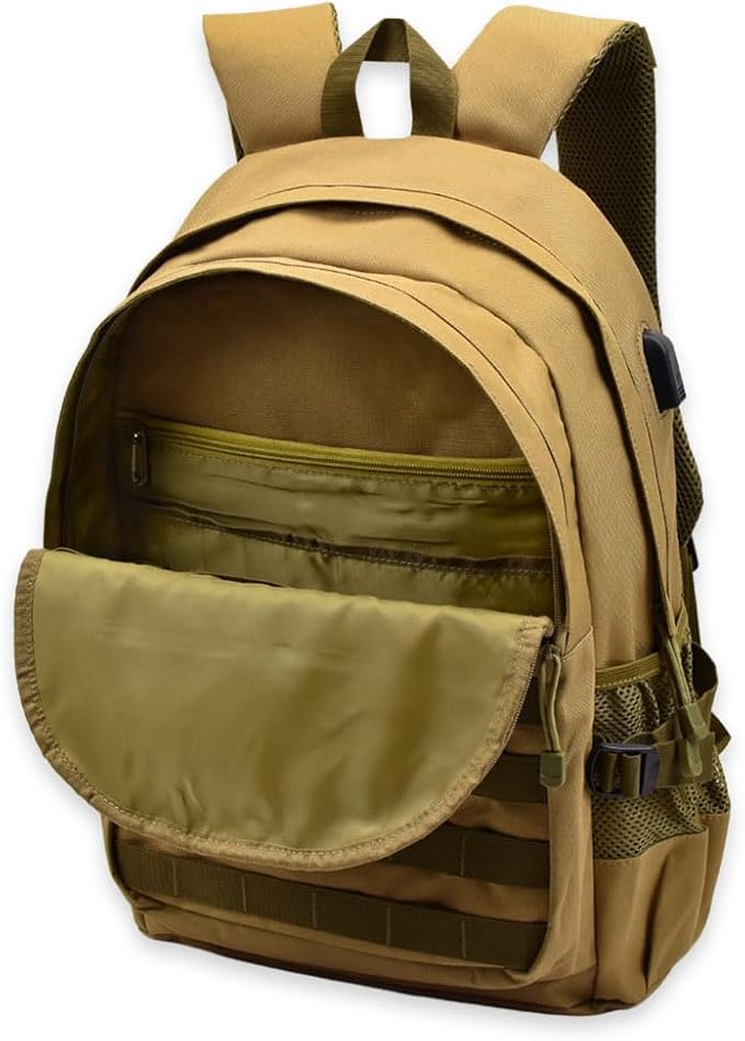 TORCH 30L Backpack Urban Tactical Outdoors MOLLE Bag for Every Day Carry fits 15” Laptop Airline Approved V2 (Desert)
