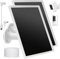 Solar Panel Charger for Ring Camera Compatible with Ri ng Stick Up Cam Stick Up Cam Pro Ring Spotlight Cam Plus/Pro 6W5V 13ft Charging Cable (White-2Pack)