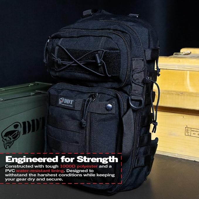 DDT Death Dealer Tactical Assassin Sling EDC Bag Color Black