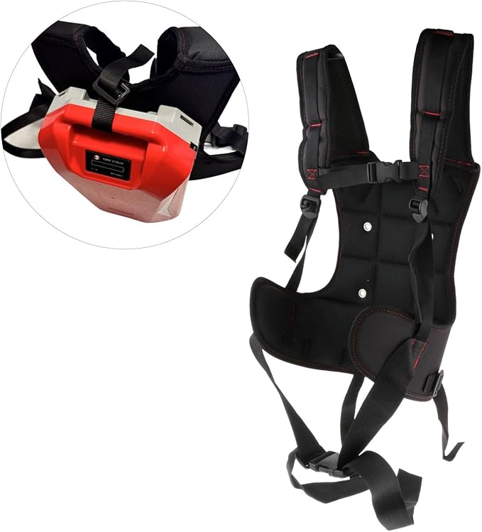 Battery Backpack Shoulder Strap Nylon Adjustable Padded DIY Tactical Bag Accessory 24.02x15.35inch