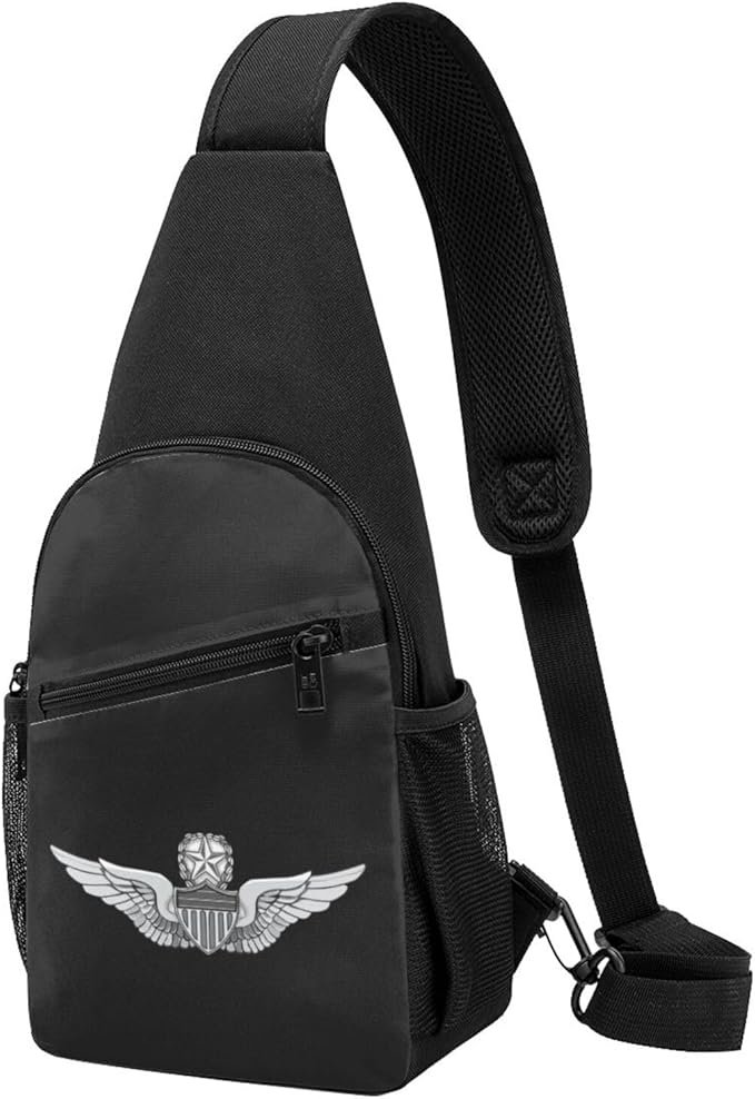 Army Master Aviator Wings Chest Pack Leisure Shoulder Crossbody Chest Bag