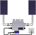 Solar Grid Tie Micro Inverter WVC-700W 700W 110V Waterproof Inverters Solar Powered Reversing Converter Aluminium Alloy Inverters w/LCD Display for Schools Power Stations Homes