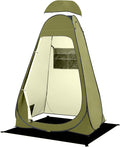 BRIAN &amp DANY Pop Up Shower Tent Portable Privacy Camping Changing Tent Camp Toilet Bathroom Pod with Rain Shelter &amp Windows UPF 50+ &amp Waterproof 47.2 x 47.2 x 74.8