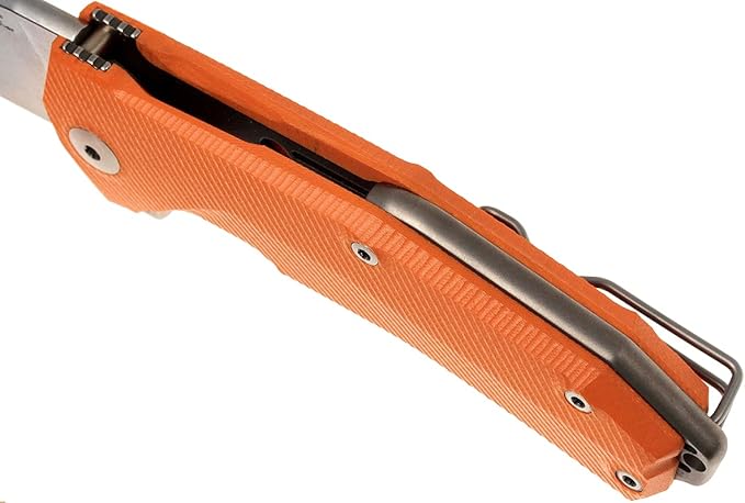 LionSTEEL KUR EDC Folding Knife Sleipner Steel Stone-Washed Blade