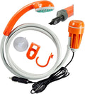 Orange gray with power supplyPortable Camping Shower Outdoor Shower KitRv Camping Must HavesCamping Essentials for CamperSuitable for Outdoor Travel Bathroom Shower Shower after Swimming
