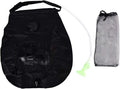 TANIQIACA Retractable Solar Shower Bag NonToxic Environmentally Friendly Capacity for Camping and Travel includes Thermometer and Net Bag Lightweight PVC Material 20L Capacity