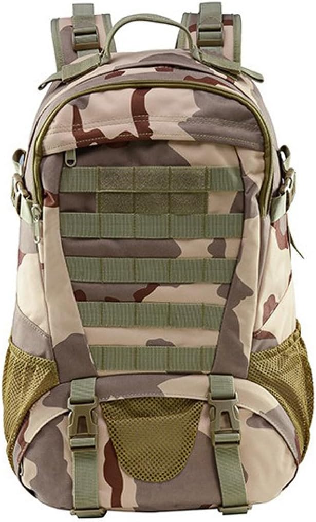 Military Tactical Backpack for Men Hiking Day Pack Molle Military Rucksack Waterproof EDC Bag (San Sha)