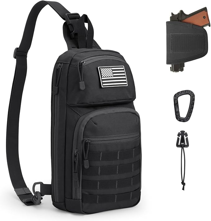 G4Free Outdoor Tactical Bag Backpack and 10L Tactical EDC Sling Bag Backpack