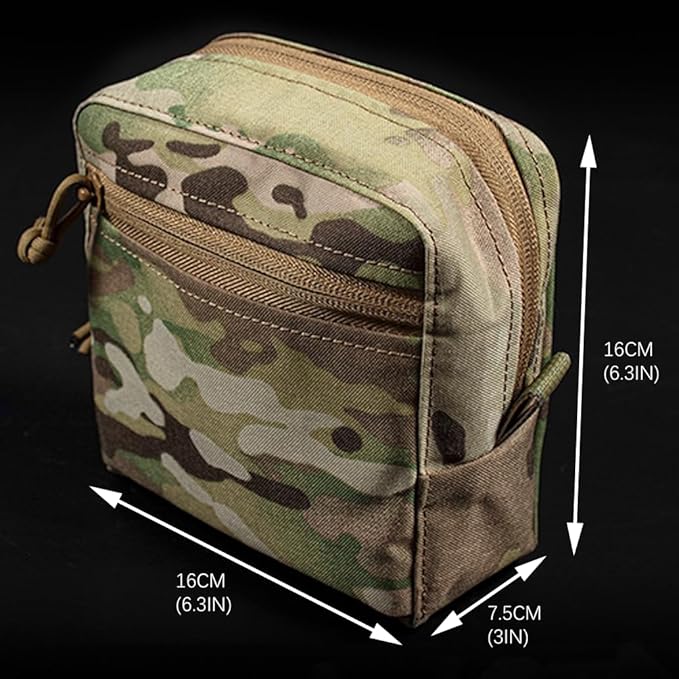 GP MOLLE Tactical Storage PouchMultifunction Military Outdoor Hunting Airsoft Paintball Shooting Tool Admin EDC Waist Bag Accessory