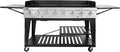 Royal Gourmet 8-Burner Gas Grill 104000 BTU Liquid Propane Grill Independently Controlled Dual Systems Outdoor Party or Backyard BBQ Black