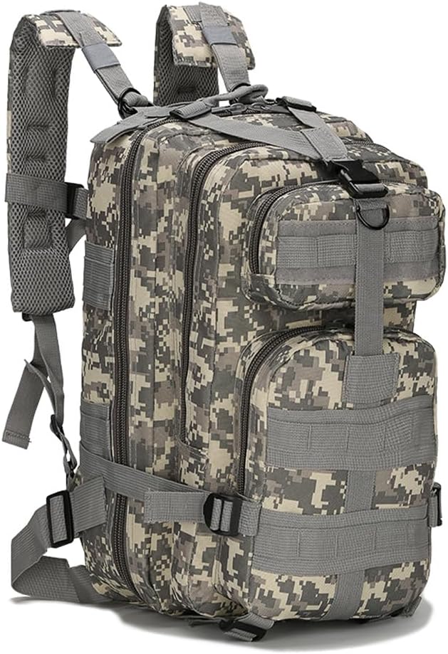 Military Tactical Backpack Rucksacks 3 Day Assault Pack Army Bag for Hunting Trekking Camping Outdoor (ACU Digital)