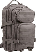 Mil-Tec Unisex Assault Pack - Rugged Durable Lightweight Ergonomic Versatile Tactical Outdoor Camping Hiking Backpack with Adjustable Padded Shoulder Straps &amp MOLLE Loops Urban Gray 20L