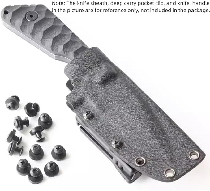 10 Sets Steel Lock Screws Fit for Pocket Knife Case Kydex Sheath