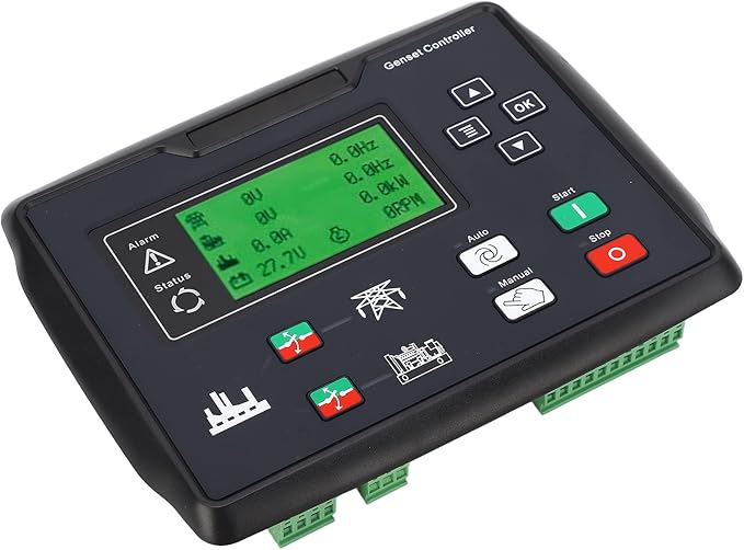 CLE6120UN C Auto Controller for Generator Start Detect Multiple Languages Genset Control Module Panel 15‑360V