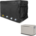 Generator CoverHeavy Duty 600D Waterproof Generator Cover for 7043 22kW Air Cooled Series Home Standby Generator Black