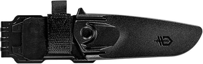 Gerber Gear Principle - Fixed-Blade Survival Knife for Hunting Camping &amp More - Features Firestriking Spine &amp Triple Mounting Sheath - Made in USA - Black