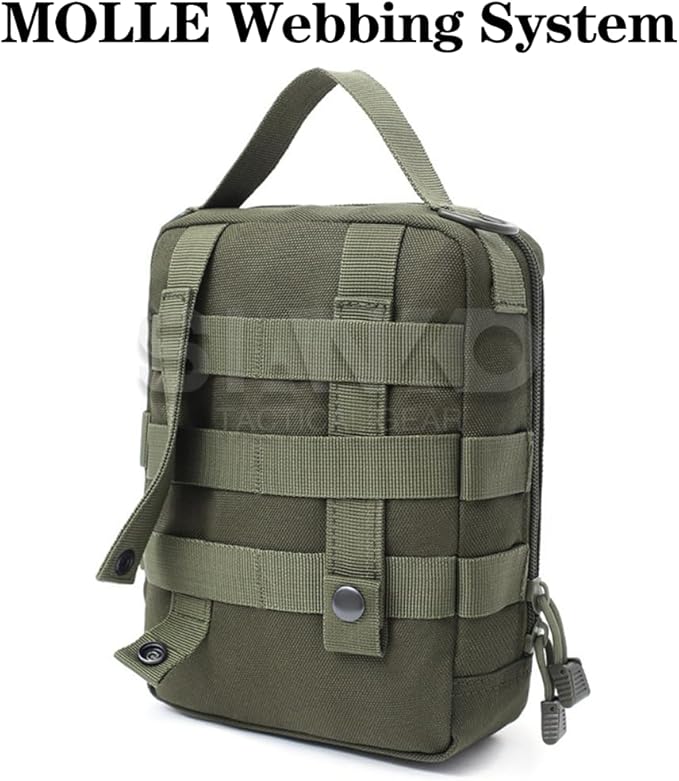 MOLLE First Aid Medical Pouch Tactical Vest Attachments Pack Military Outdoor Sport Tools Holder Case Carrier Sundry Bag Hydration