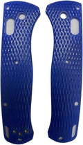 1 Pair Custom G10 Scales Handle Fits for Bugout 535 DIY Making Accessory(Blue)