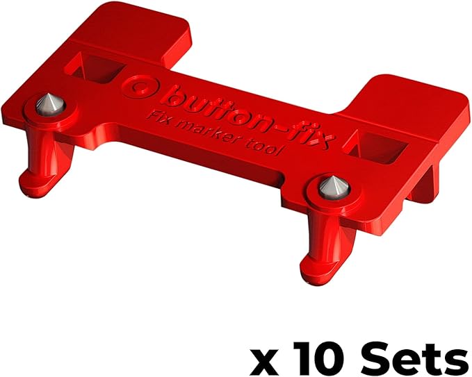 Button Fix Type 2 Bracket Marker Connecting 90 Degree Panels with New Upgraded Button (10x Marker Guides)