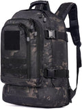 Tactical Military Backpack for Men 45L Gym Backpacks Outdoor Bag Large MOLLE Daypack for Rucking Hiking Fishing Camping (BCP)