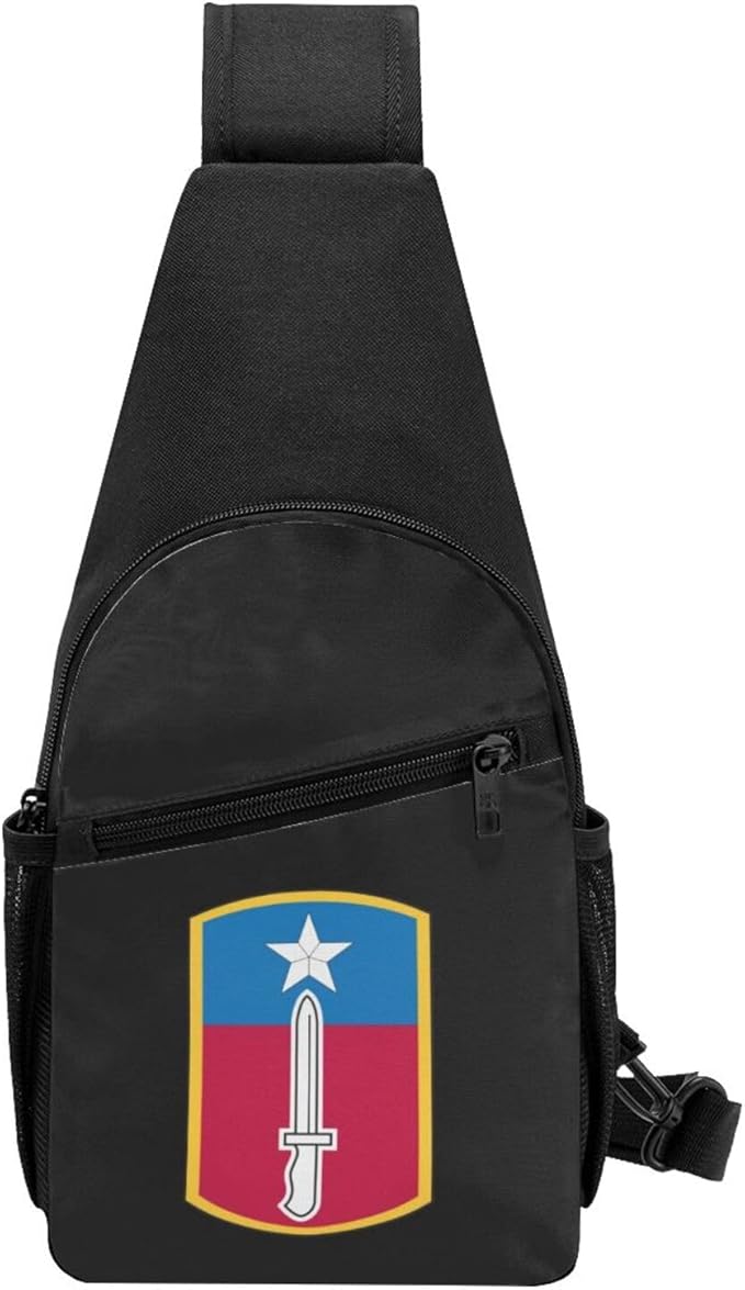 US Army 205th Infantry Brigade Chest Pack Leisure Shoulder Crossbody Chest Bag