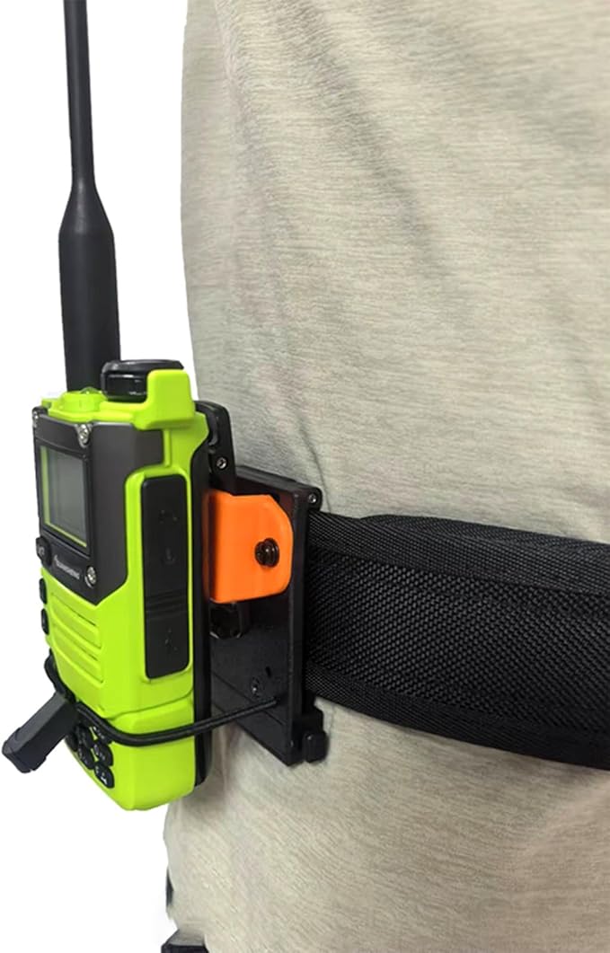 Tactical MOLLE Holder for Belt with Belt Metal Material Accessories Walkie Talkie Holder for Vest Or Pack
