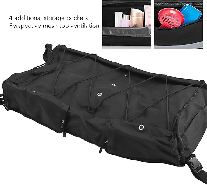 Superior Marine Organizer 600D Waterproof Oxford Gear Life Jacket Bag Spacious Sturdy Boat Safety Storage