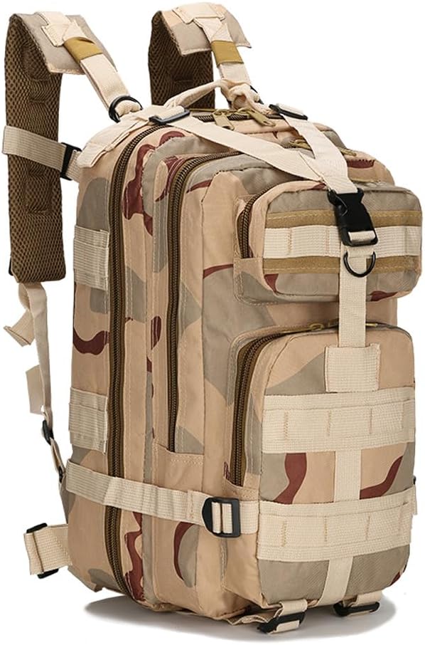 Military Tactical Backpack Rucksacks 3 Day Assault Pack for Hunting Trekking Camping Outdoor (Sansha Camouflage)