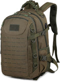 Heavy duty zipper military backpack Outdoor Tactical BackpackNylon canvas Knapsackhiking camping travel Backpack 3-day backpackwater resistant (army green)