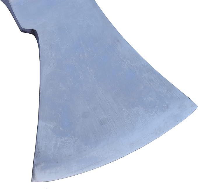 Hand Forged High Carbon Steel Tomahawk Axe Integral High Polish Warrior Viking Axe Costume Battle Edge Adult Viking Axe Premium Collectible