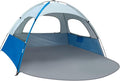 NXONE Beach Tent Sun Shelter with UPF 50+ UV Protection Lightweight Easy Setup Portable Beach Canopy for Family Large Space for Beach Camping &amp Outdoor 3/4/6 Person