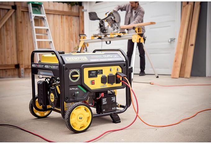 Champion Power Equipment 3650W Dual Fuel Electric Start Generator - Model 201504