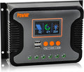PowMr 60A PWM Solar Charge Controller 12V 24V 36V 48V Auto LCD Display and Dual USB Output Fit for AGM Gel FLD Lead-Acid and Lithium Battery【Update Version】