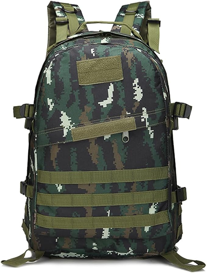36-55L Military MOLLE Backpack for Men and Women Rucksack Tactical Assault Pack Bag for Hunting Camping Trekking (Mottled Camouflage)