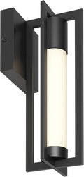 artika Walt 9W LED Outdoor/Indoor Wall Light Matte Black - 600 Lumens Tunable White Technology 3000-4000-5000 Kelvin Made of Steel No Bulb Required
