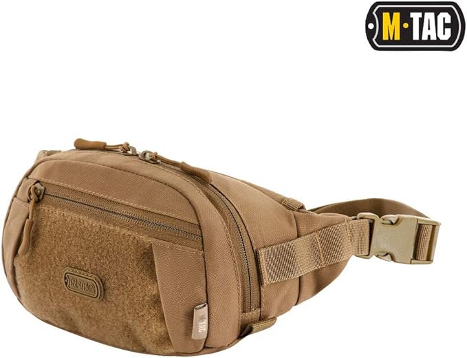EDC Essentials Bundle: Small Companion Waist Pack USA Flag Patch Glow-in-the-Dark Cat Eyes
