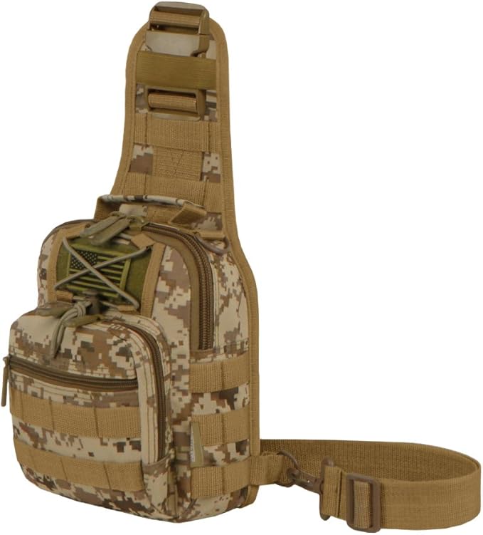 East West U.S.A RTC517 Tactical Sling Chest Utility Shoulder Bag