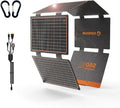 FlexSolar 60W Portable Solar Panels Chargers with PD3.0 USB-CQC3.0 USB-A and DC Outputs Foldable IP67 Waterproof Power Emergency Camping for Small Power Station GeneratorPhones Power Banks Tablets