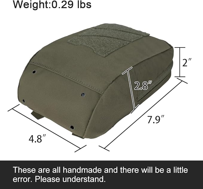 Tactical Utility Pouch Multi-Purpose MOLLE Pouch Tactical Small EDC Waist Pouch Multi-Tool Organizer for Tactical Backpack 500D Nylon
