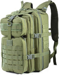 Outdoor Sports Pack Hiking Bag Tactical Rucksack Camo Knapsack Combat Camouflage Tactical Molle 40L Backpack - Green