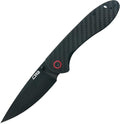 CJRB CUTLERY Folding Knife Feldspar(J1912) AR-RPM9 Powder Steel Black PVD Blade Carbon fiber Handle Pocket Knife EDC Knife Carbon Fiber Handle