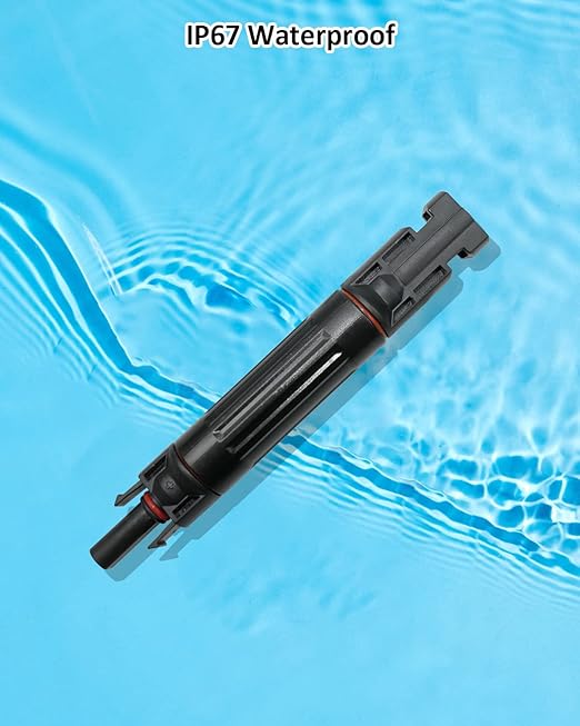 15A Solar Fuse Holder Inline 5PCS Waterproof Solar Fuse Connector for Solar Panel and Solar Controller Solar Surge Protection Device with Male and Female Connector