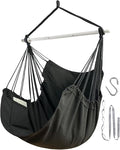 Lulladle Hammock Chair Hanging Rope Swing - Hammock Chair Bedrooms - Swing Chair Indoor - Hanging Chair Outdoor - Max Weight 500 Lbs