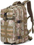 Outdoor Sports Pack Hiking Bag Tactical Rucksack Camo Knapsack Combat Camouflage Tactical 35L Molle Backpack - CP
