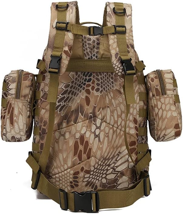 50L Military Backpack 4 in 1 Tactical Molle Rucksack Waist Pack Detachable Backpack