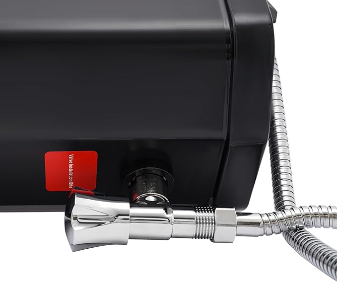 4.76 Gallon Portable Camping Shower Roof-Mounted Pressurized Water Tank Solar Camping Shower for SUV Sedan RV Trucks (4.76 Gallon)