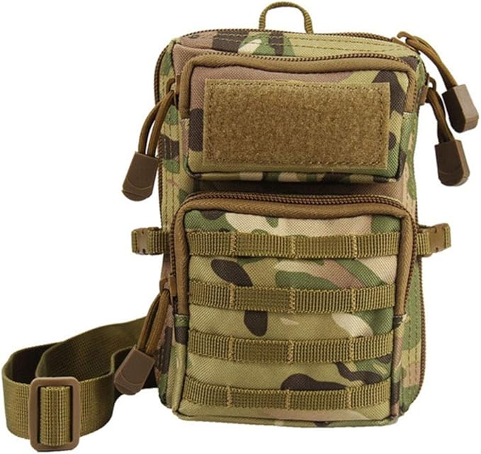 Outdoor Sports Hiking Sling Pack Camouflage Tactical Molle Shoulder Bag